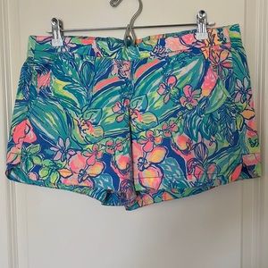 Lilly Pulitzer Ocean View Pull On Shorts